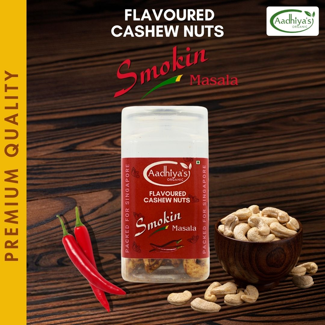 Smokin Masala Premium Cashew Nuts 100g
